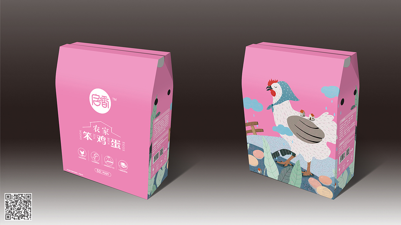 農(nóng)家笨雞蛋營銷包裝設(shè)計(jì)